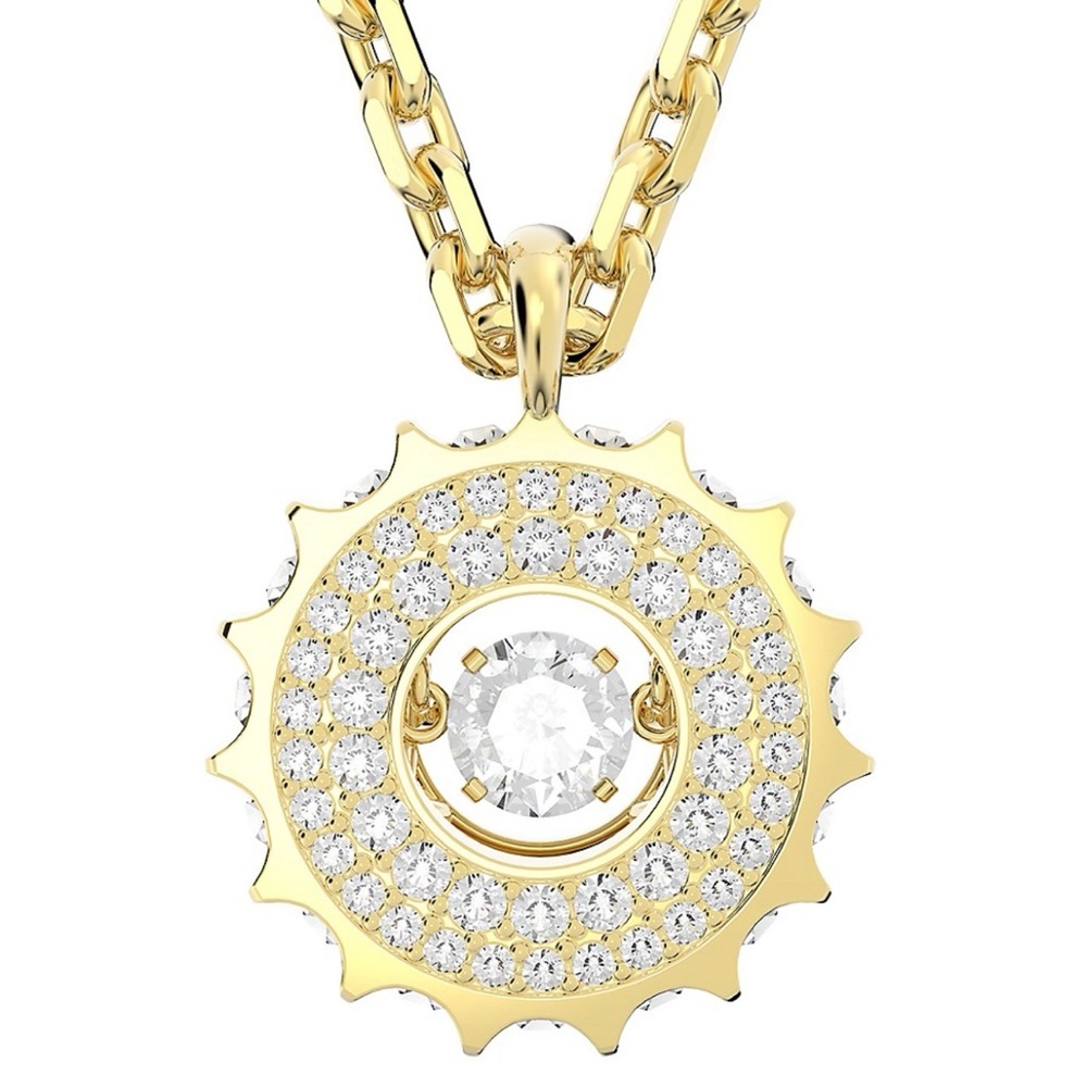 Swarovski Gold and Silver Crystal Necklace